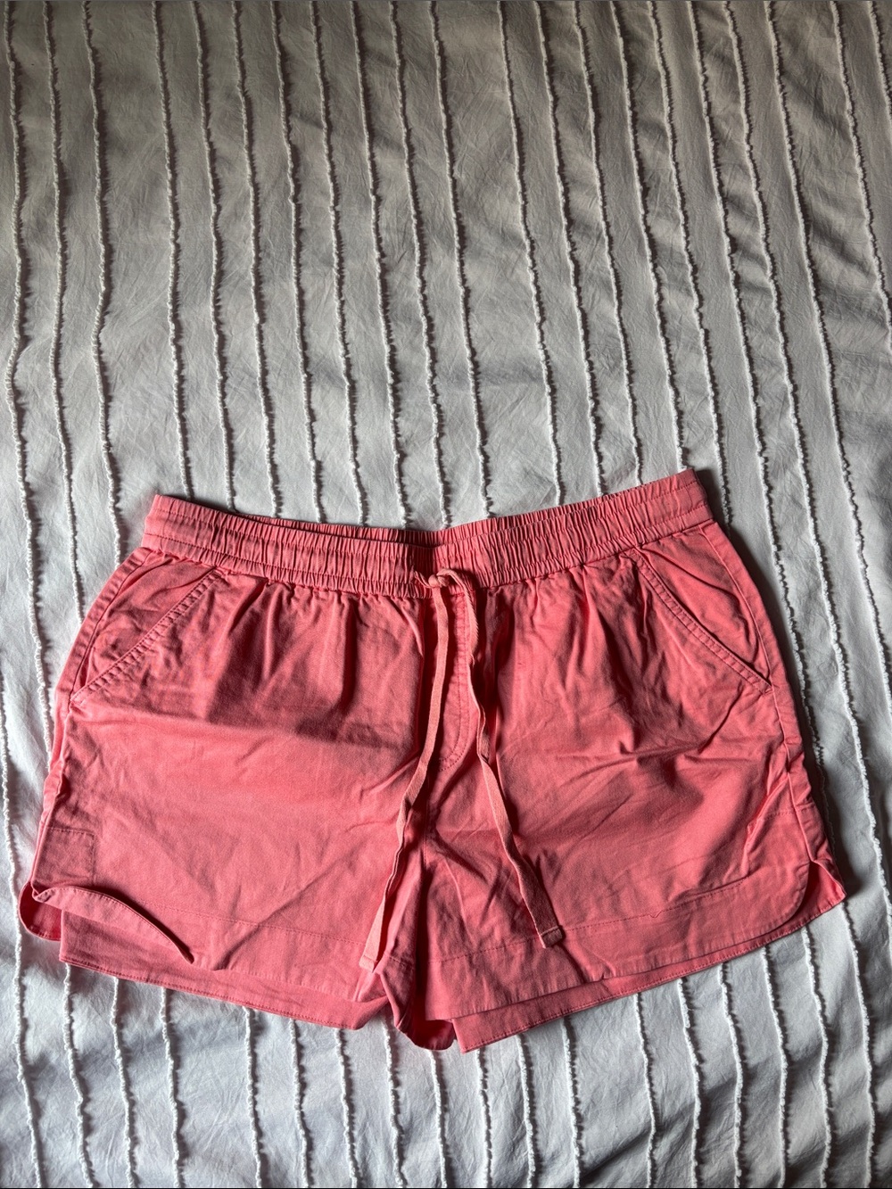 J. Crew Coral Drawstring Athletic Shorts